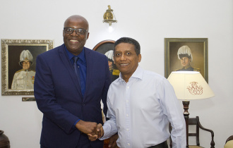 President Faure receives the CEO of the African Peer Review Mechanism