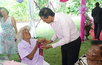 President Faure hosts annual reception for senior citizens to commemorate International Day for Older Persons