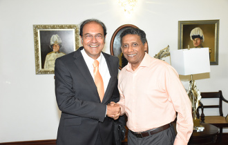 President Faure receives Mauritian Minister for Housing and Land Use Planning