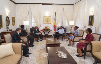 President Faure receives delegation from Seventh-Day Adventist Church of Seychelles