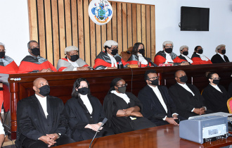 President Faure attends ceremonial sitting to farewell Chief Justice of the Supreme Court