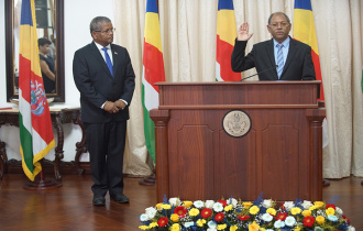 Vice President of the Republic of Seychelles Sworn in