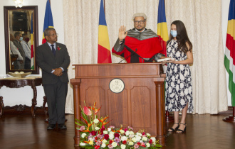 Chief Justice of the Supreme Court of Seychelles Sworn In