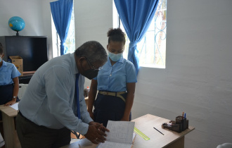 President Ramkalawan visits the new Deaf Centre