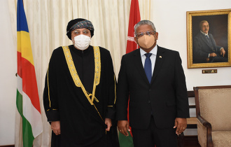 The new Ambassador of Sultanate of Oman to Seychelles accredited