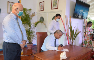 President Ramkalawan officially launched the Seychelles National Institute for Culture, Heritage and the Arts