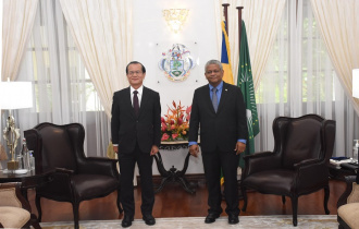 Ambassador of Japan to the Republic of Seychelles bids Farewell