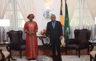 President Ramkalawan receives United Nations Resident Coordinator