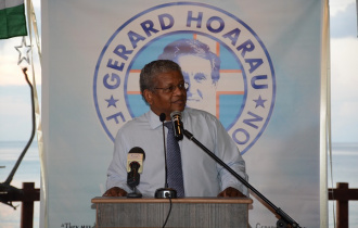 President Ramkalawan attends the official launching of the Gerard Hoarau Foundation