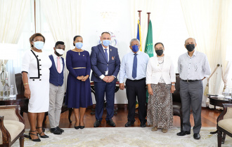 President meets with delegation from Redeemed Christian Church of God -Seychelles
