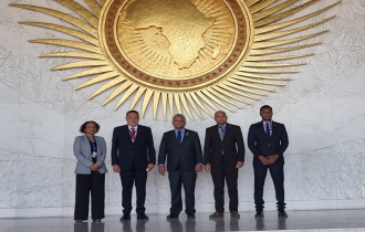 AU Summit: President Ramkalawan holds bilateral talks with President of Kenya and President of Cape Verde