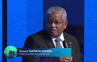 President Ramkalawan at the One Ocean Summit in France