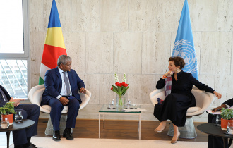 President Ramkalawan meets head of UNESCO