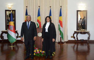 Judge Andre Sworn in as Justice of the Court of Appeal