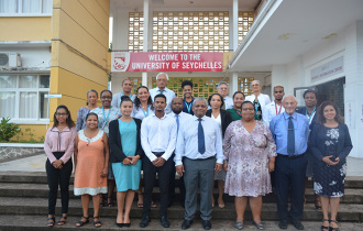 President Ramkalawan visits the University of Seychelles