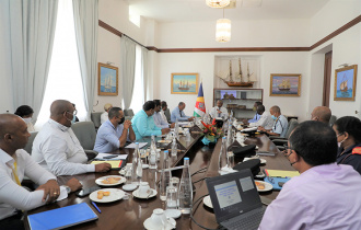 President Ramkalawan chairs follow up discussion on the flood mitigation plan for Victoria