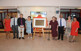 President Ramkalawan attends the opening of the Seychelles Chinese Cultural Centre