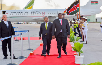 President Ramkalawan welcomes Kenyan President on first State Visit to Seychelles