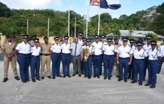 President Ramkalawan attends the Seychelles Police graduation ceremony