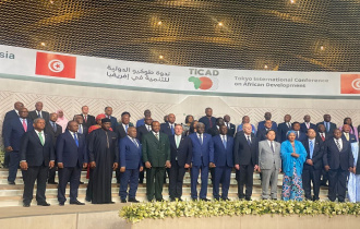 President Wavel Ramkalawan attends the first day  of the Eight Tokyo International Conference on African Development (TICAD 8), Tunis, Tunisia