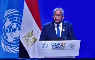 President Ramkalawan delivers National statement at COP27 in Egypt