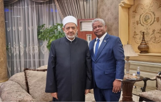 President Ramkalawan meets Egypt's Grand Imam of al-Azhar, Al-Azhar Al Sharif