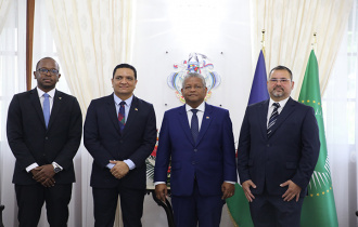 The President presents three new Ambassadors with Instruments of Appointment