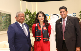 Abu Dhabi Sustainability Week 2023: President advocates for Small Island Nations alongside President of Palau during ADSW Summit