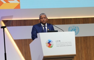 President Ramkalawan addresses the 5th United Nations Conference on the Least Developed Countries (LDC5) Plenary Session