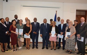 President Ramkalawan attends the first ‘Oath of Allegiance' ceremony for applicants that have acquired Seychellois citizenship