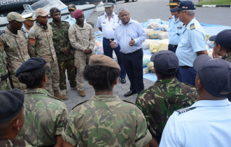 President Ramkalawan congratulates Seychelles security services following major drug seizure