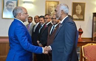 Vice President Afif attends the Inauguration of the New Maldivian President