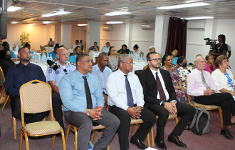 The Head of State attends the official opening ceremony of the workshop on Parole and Pardon – Developing a Parole and Pardon system for Seychelles