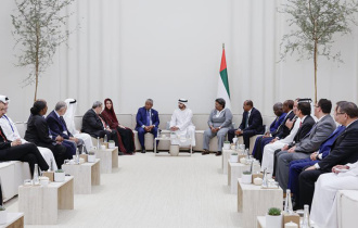 President of Seychelles in talks with Crown Prince of Dubai, His Highness Sheikh Hamdan bin Mohammed bin Rashid Al Maktoum
