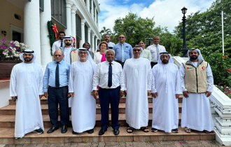 President Ramkalawan receives UAE Delegation
