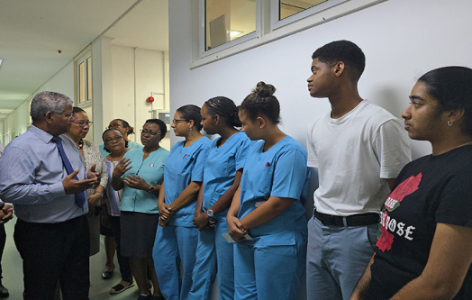 President Ramkalawan Reaffirms Commitment to Healthcare Excellence During Victoria Hospital Tour