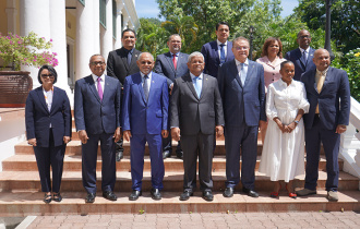 President Ramkalawan Welcomes Seychelles Ambassadors at State House