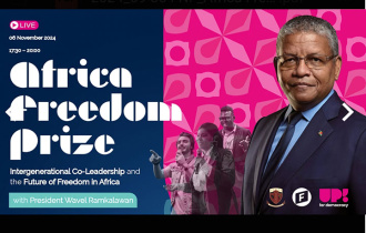 President Wavel Ramkalawan to Receive 2024 Africa Freedom Prize.