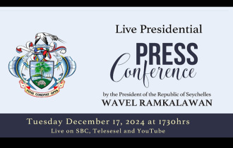 President Ramkalawan to hold live Presidential Press Conference