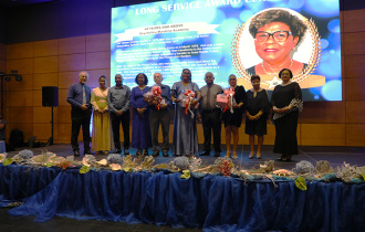 President Ramkalawan Honours Long-Serving Employees of the Ministry of Fisheries and Blue Economy