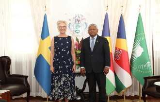 Swedish Ambassador Bids Farewell to President Ramkalawan at Conclusion of Tenure