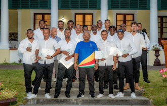 President Ramkalawan Honours Team Seychelles and Volunteers in National Appreciation Ceremony
