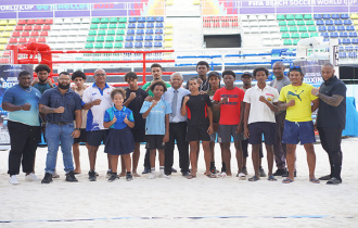President Ramkalawan visits Paradise Arena ahead of International Boxing Tournament