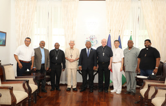 CEDOI Episcopal Delegation paid courtesy call on President Wavel Ramkalawan