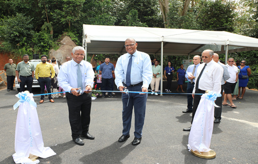 President Ramkalawan Inaugurates New Motorable Access Road at Dan Lafous, Anse Royale