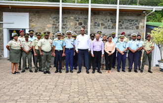 Commander-In-Chief of SDF President Herminie Conducts First Official Visit with Seychelles Defence Forces