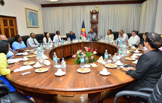 President Herminie Presents Ministerial Portfolios in Special Cabinet Meeting