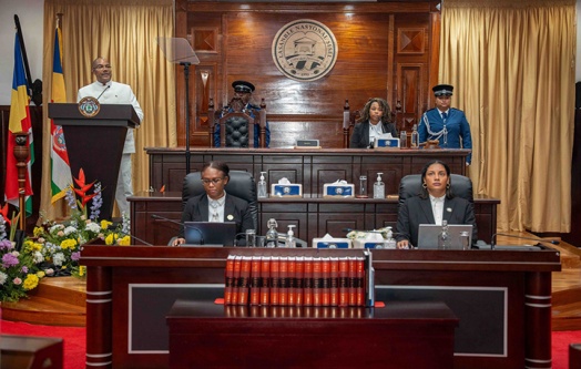 President Herminie Outlines Government Priorities in Address to the National Assembly