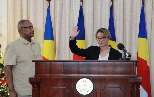 President Dr. Patrick Herminie Swears in Commissioner for Inquiry into Assomption Island Development