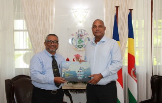 President Herminie Receives PMAESA Secretary General at State House